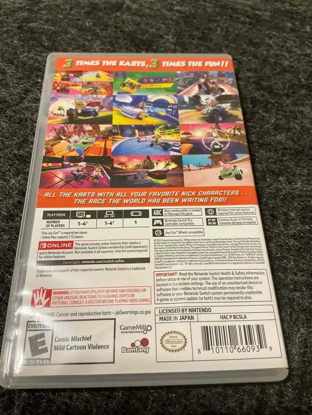 Nickelodeon Kart Racers Collection for Nintendo Switch